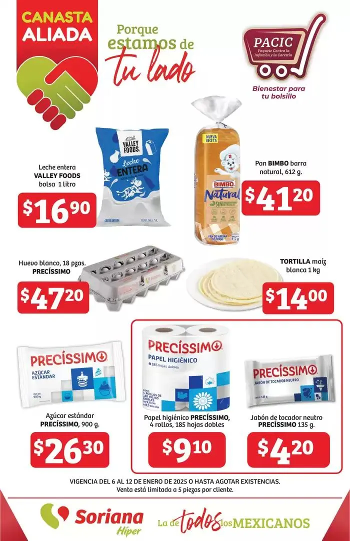 Catálogo de Canasta Aliada Híper 7 de enero al 12 de enero 2025 - Pagina 1