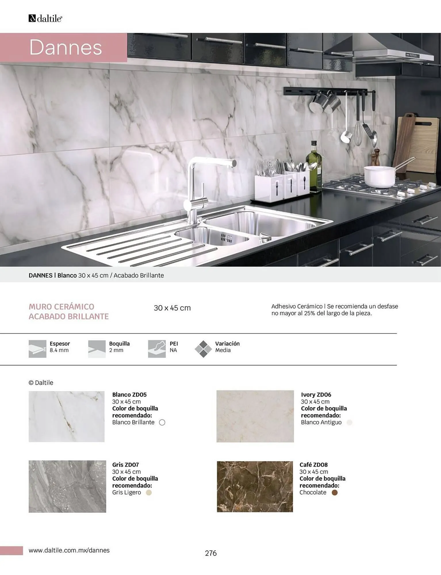 Catálogo de Catálogo Daltile 1 de enero al 31 de diciembre 2024 - Pagina 276