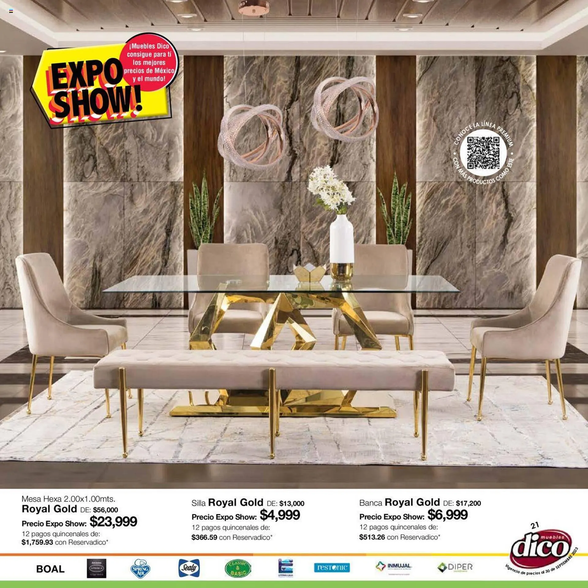 Catálogo de Catálogo Muebles Dico 7 de septiembre al 30 de septiembre 2023 - Pagina 21