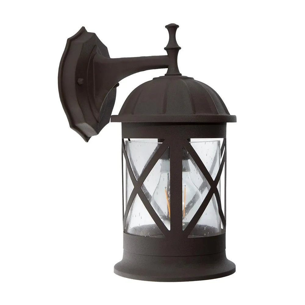 Aplique de Pared Ike Lite Exterior Clásico Chocolate 60W E27 1 Luz
