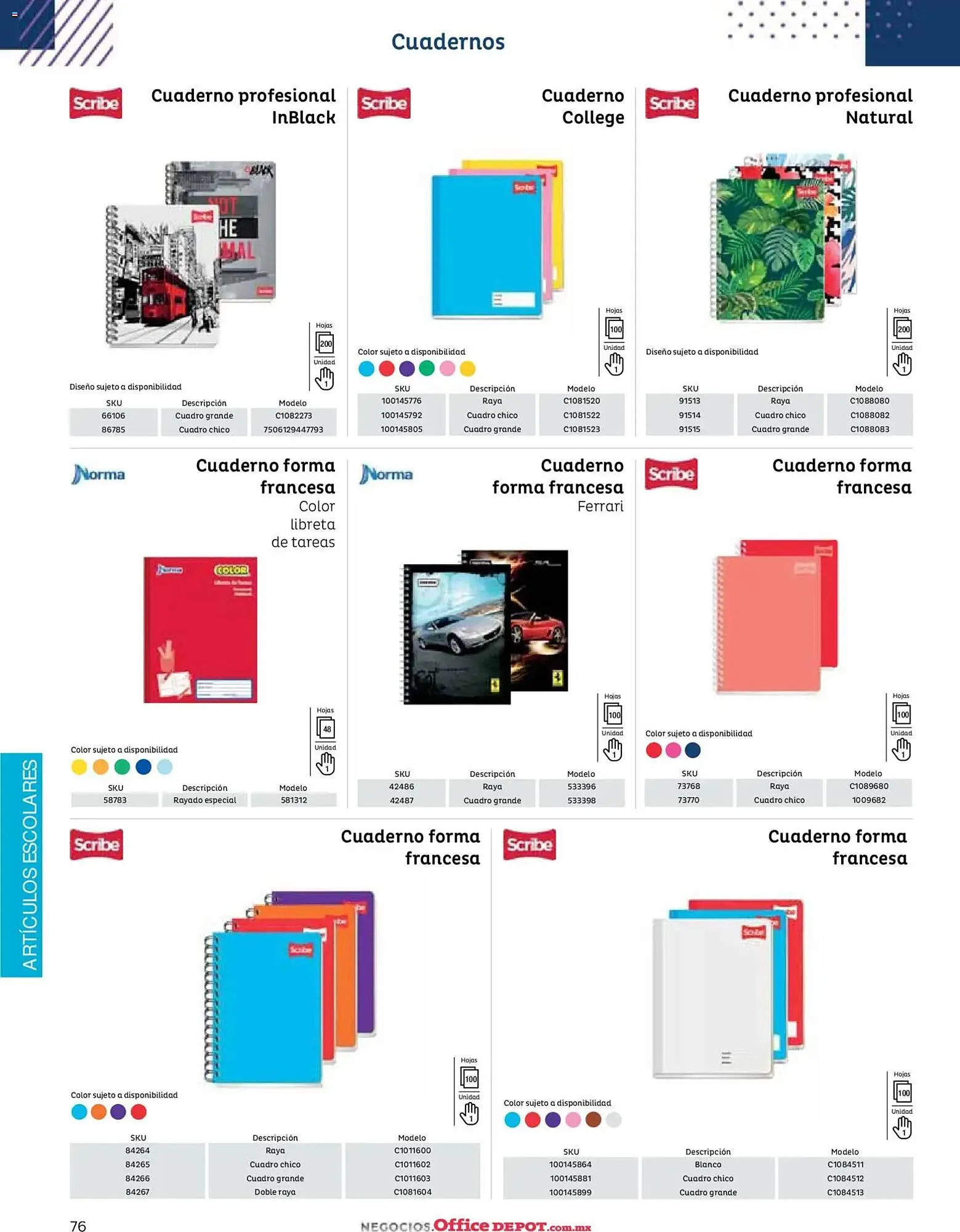 Catálogo de Catálogo Office Depot 12 de enero al 1 de enero 2027 - Pagina 78