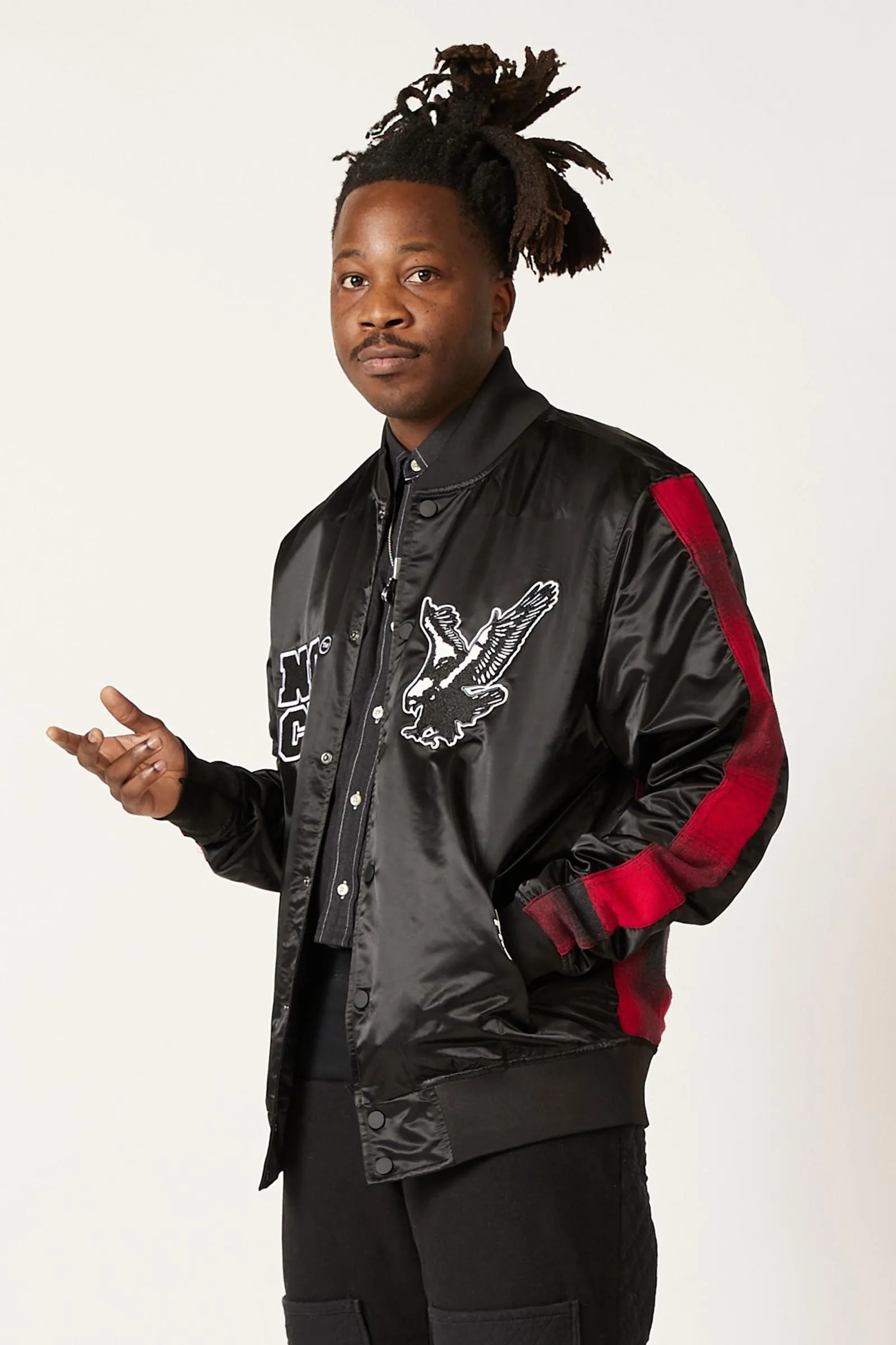 UO Summer Class ’22 Urban Renewal Remade North Carolina Central University Satin Jacket