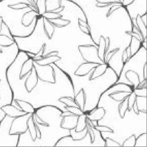 Cortina Granada Flor Gris Oxford