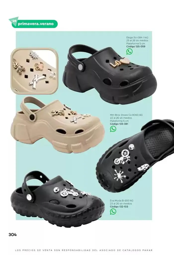 Catálogo de Pakar Sandalia 31 de enero al 31 de mayo 2025 - Pagina 304