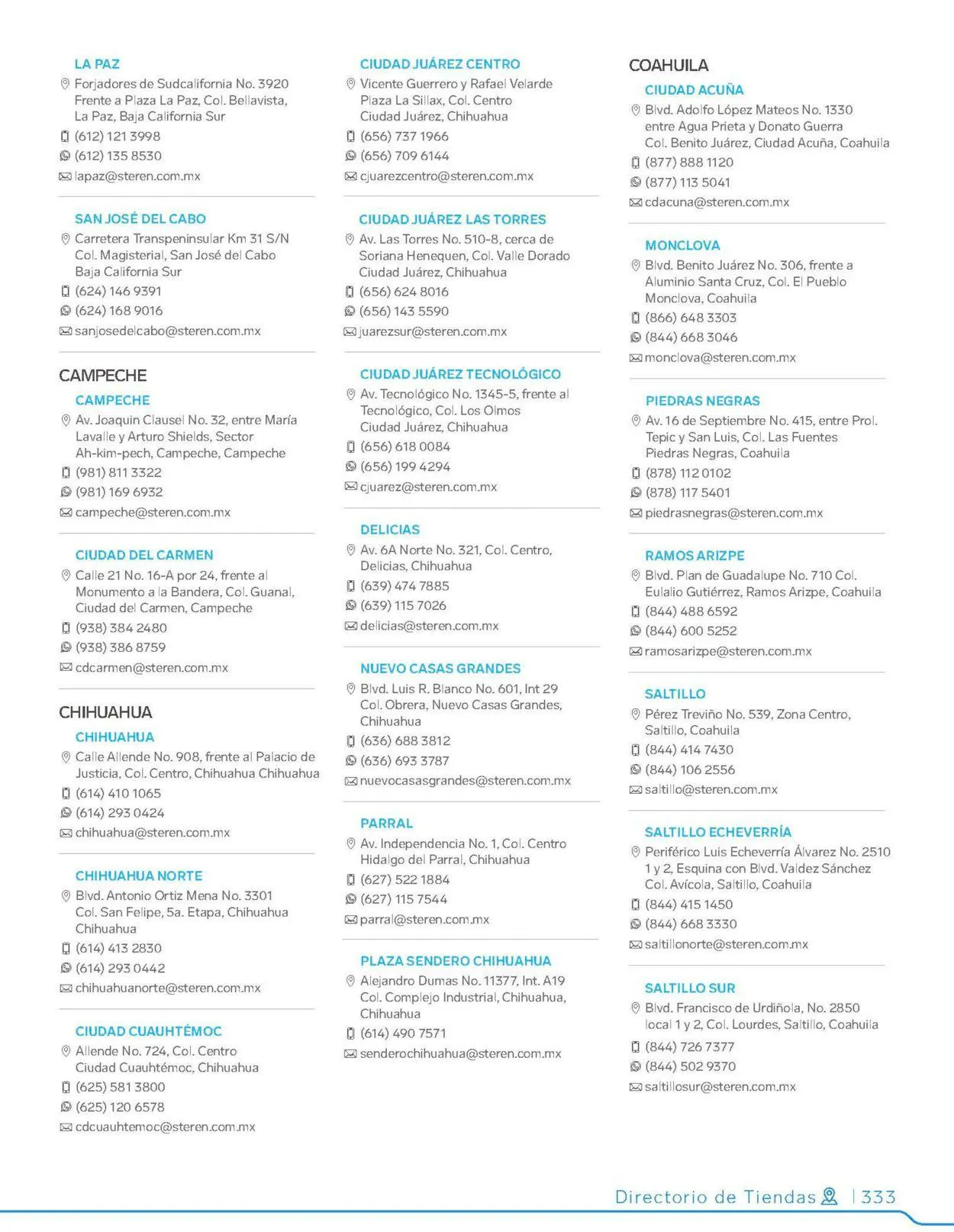 Catálogo de Steren 1 de febrero al 31 de diciembre 2023 - Pagina 353
