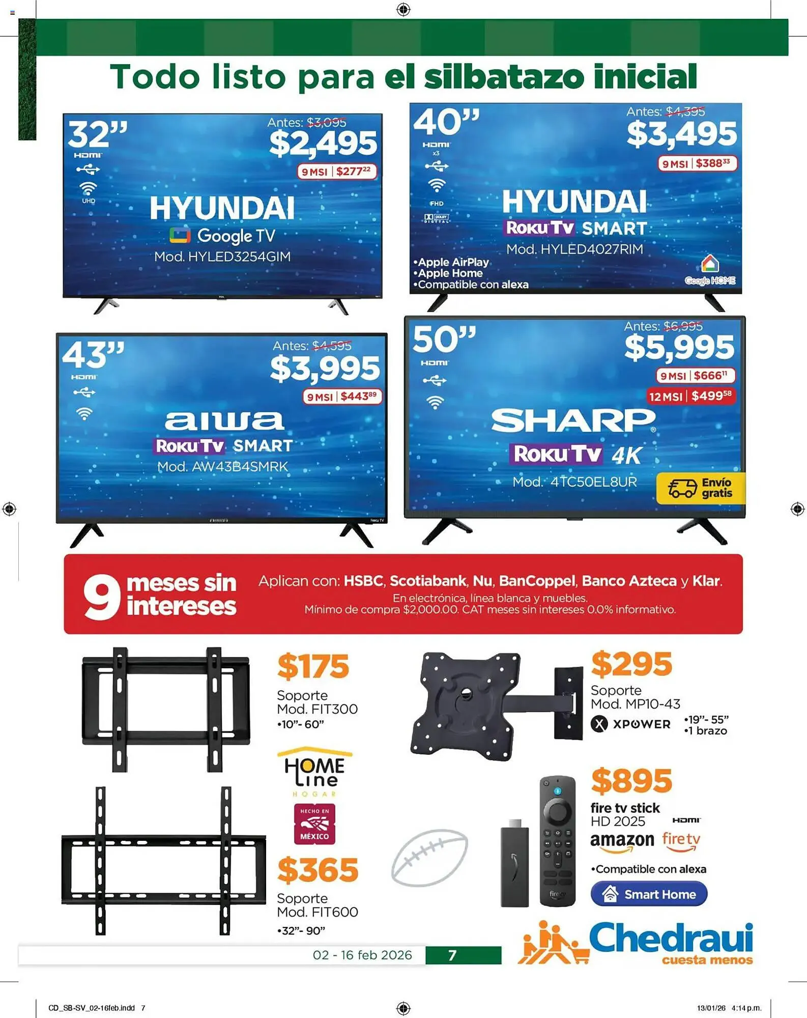 Catálogo de Folleto Chedraui 2 de febrero al 16 de febrero 2026 - Pagina 7