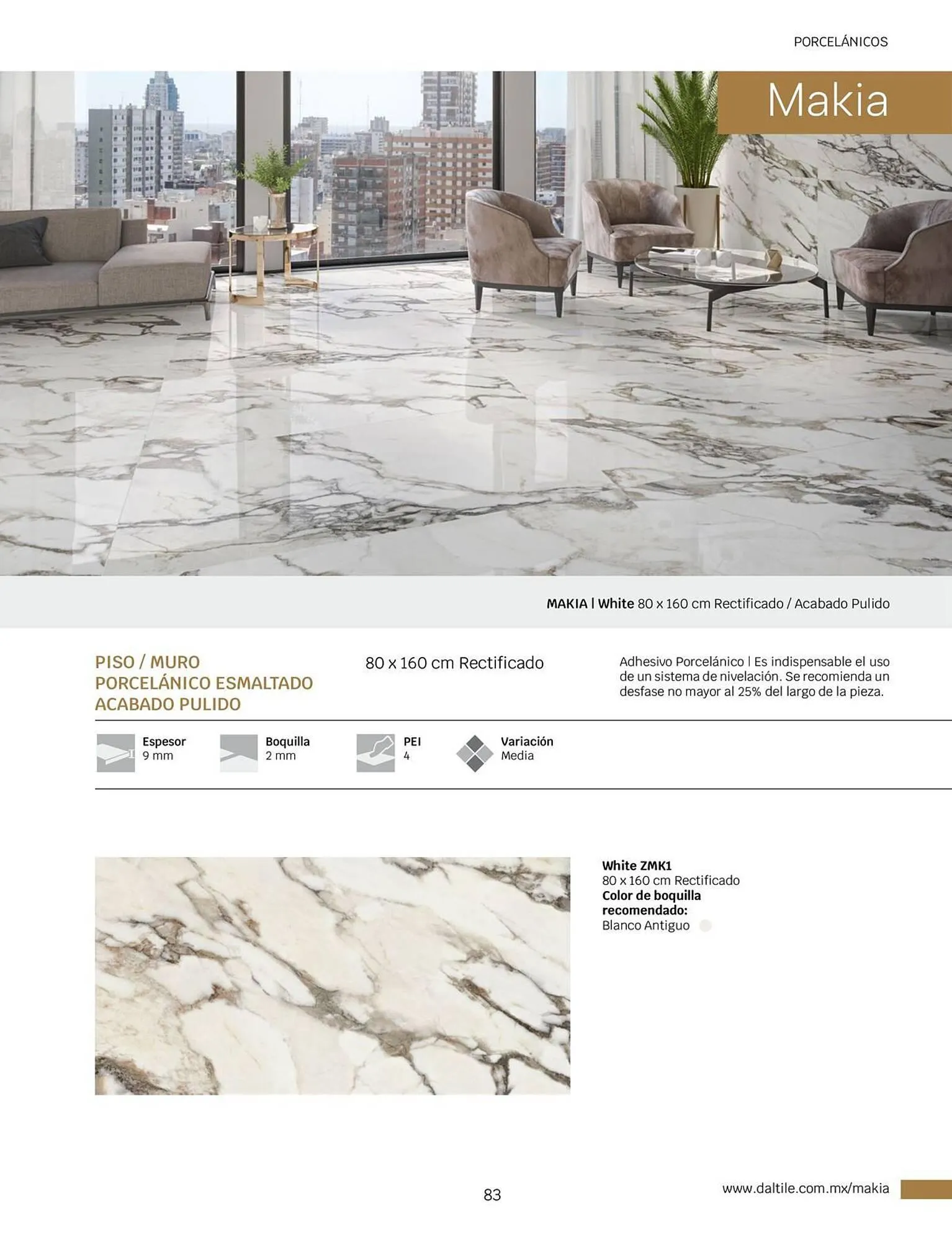 Catálogo de Catálogo Daltile 1 de enero al 31 de diciembre 2024 - Pagina 83