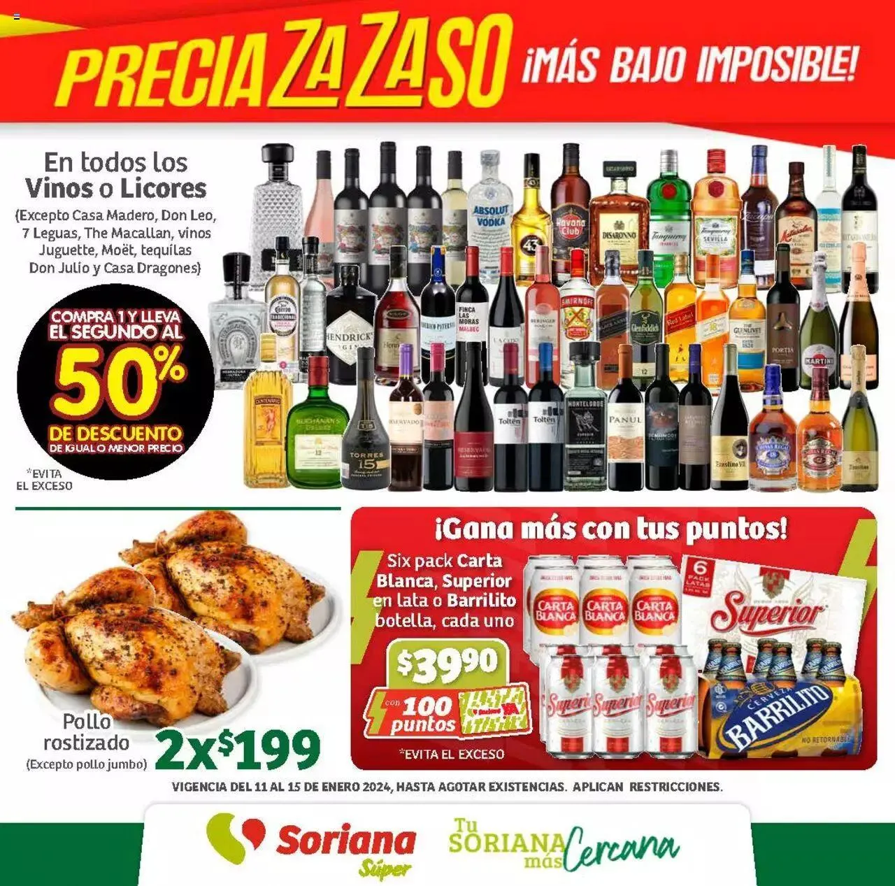 Catálogo de Soriana Fin de Semana Súper Tijuana 11 de enero al 15 de enero 2024 - Pagina 1