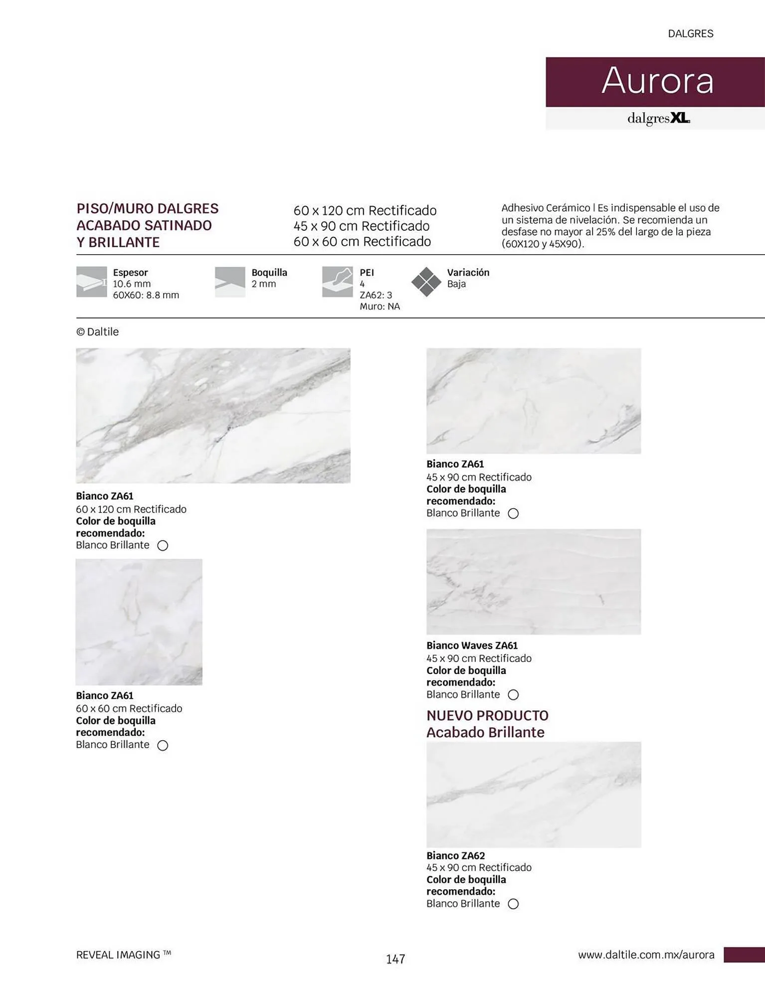 Catálogo de Catálogo Daltile 1 de enero al 31 de diciembre 2024 - Pagina 147