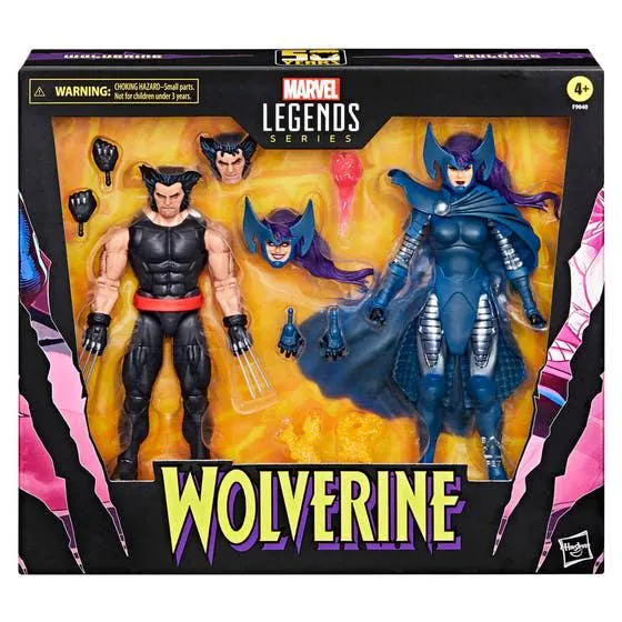 PREVENTA Hasbro Marvel Legends Fan Pack Wolverine Psylocke F9040