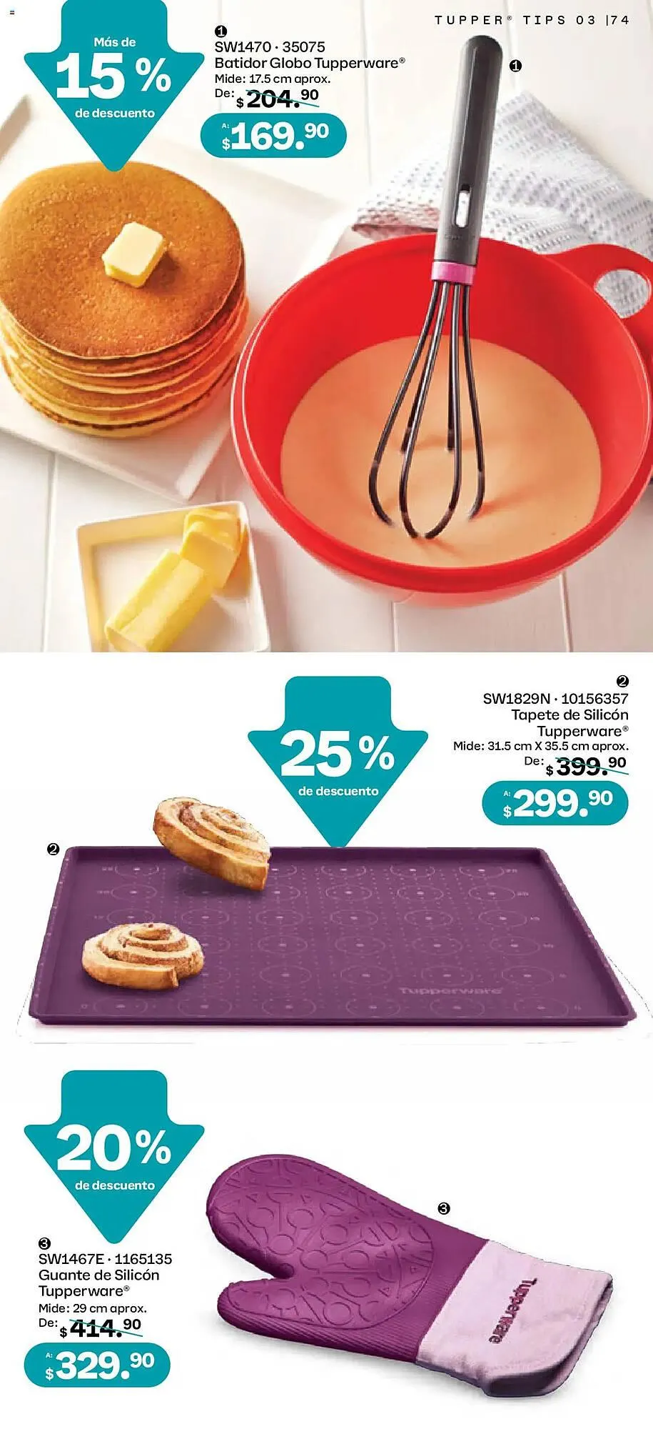 Catálogo de Catálogo Tupperware 24 de febrero al 23 de marzo 2025 - Pagina 74