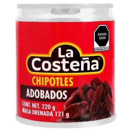 Chiles chipotles adobados La Costeña 220 g