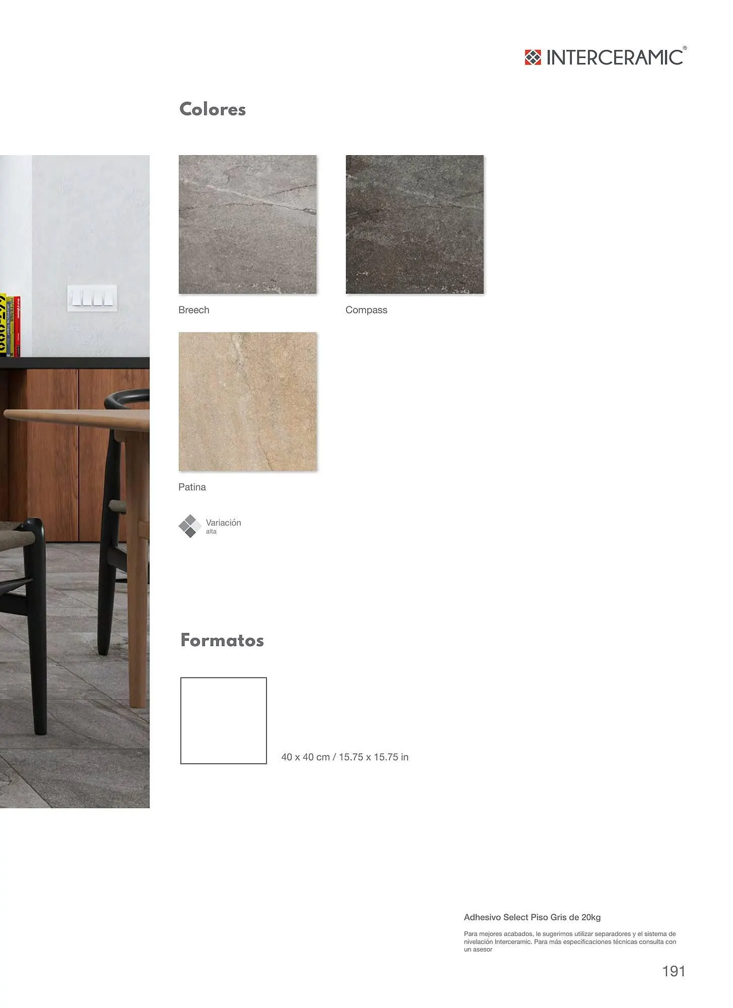 Catálogo de Catálogo Interceramic 12 de marzo al 31 de diciembre 2024 - Pagina 191