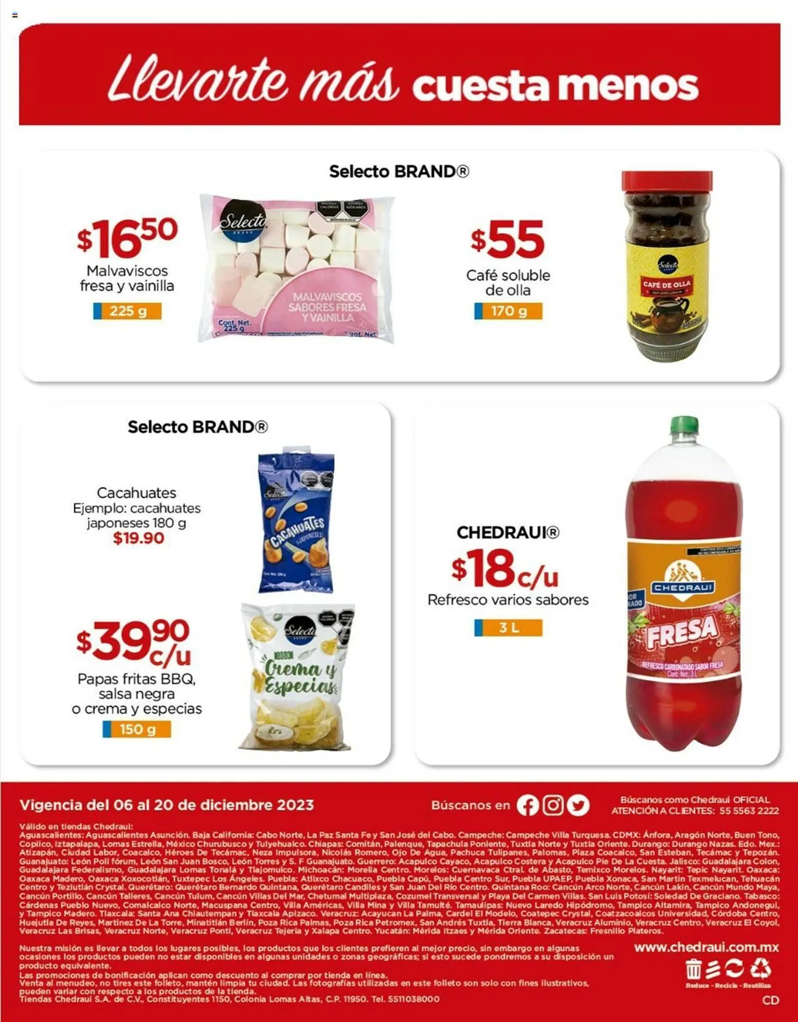 Catálogo de Catálogo Chedraui 6 de diciembre al 20 de diciembre 2023 - Pagina 16