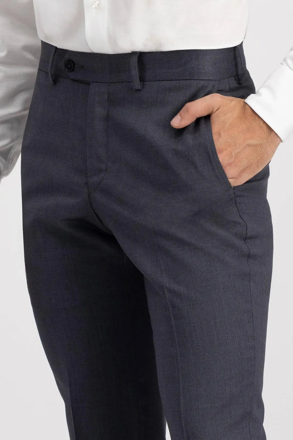 Pantalón Separate Calderoni Gris Oxford Contemporary Fit