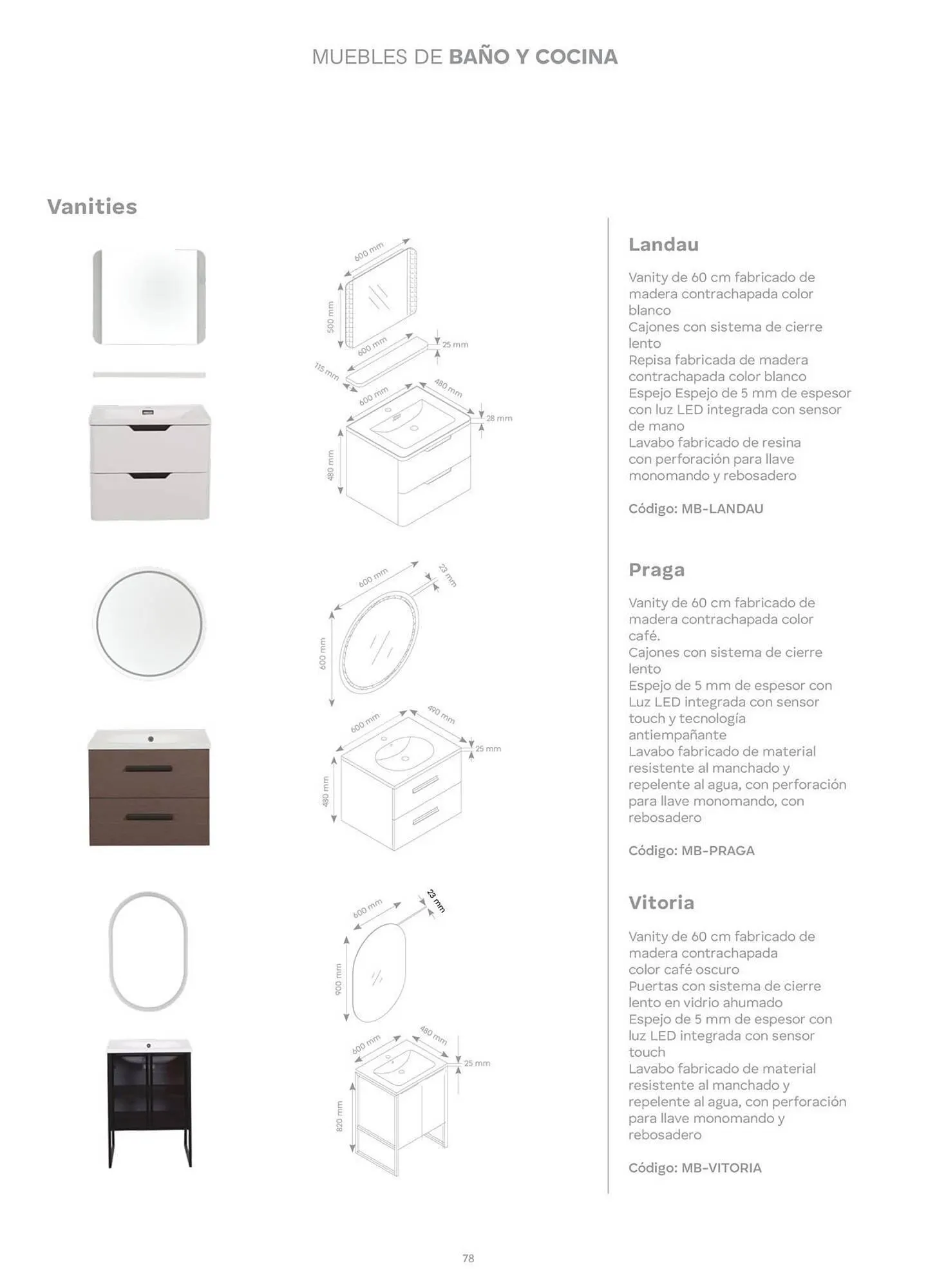 Catálogo de Catálogo Interceramic 3 de octubre al 3 de octubre 2026 - Pagina 78