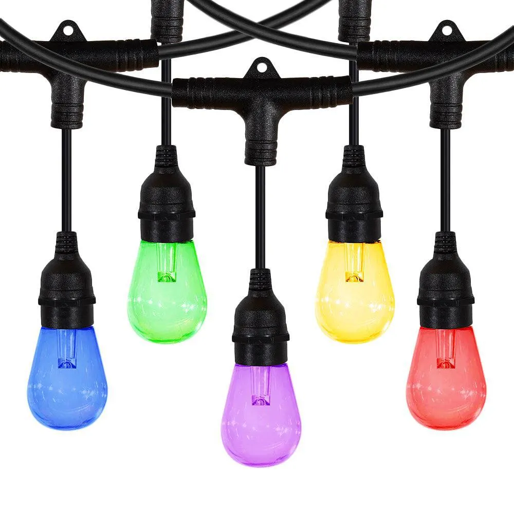 Tira LED 12 Luces Cadena 10 w Impermeable RGB Multicolor