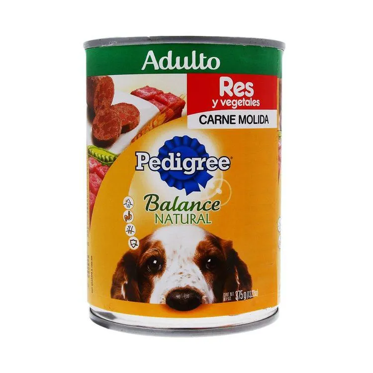 Alimento Pedigree Carne Molres Vegetales 375grs - Pedigree - 1 pieza