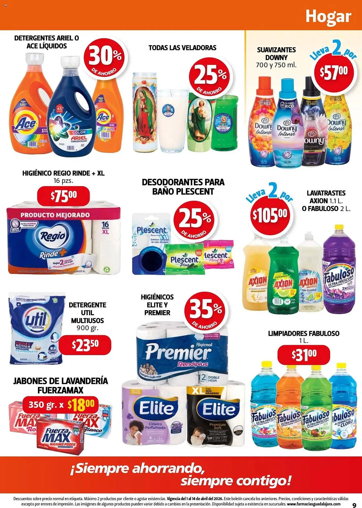 Catálogo de Folleto Farmacias Guadalajara 1 de abril al 15 de abril 2026 - Pagina 9
