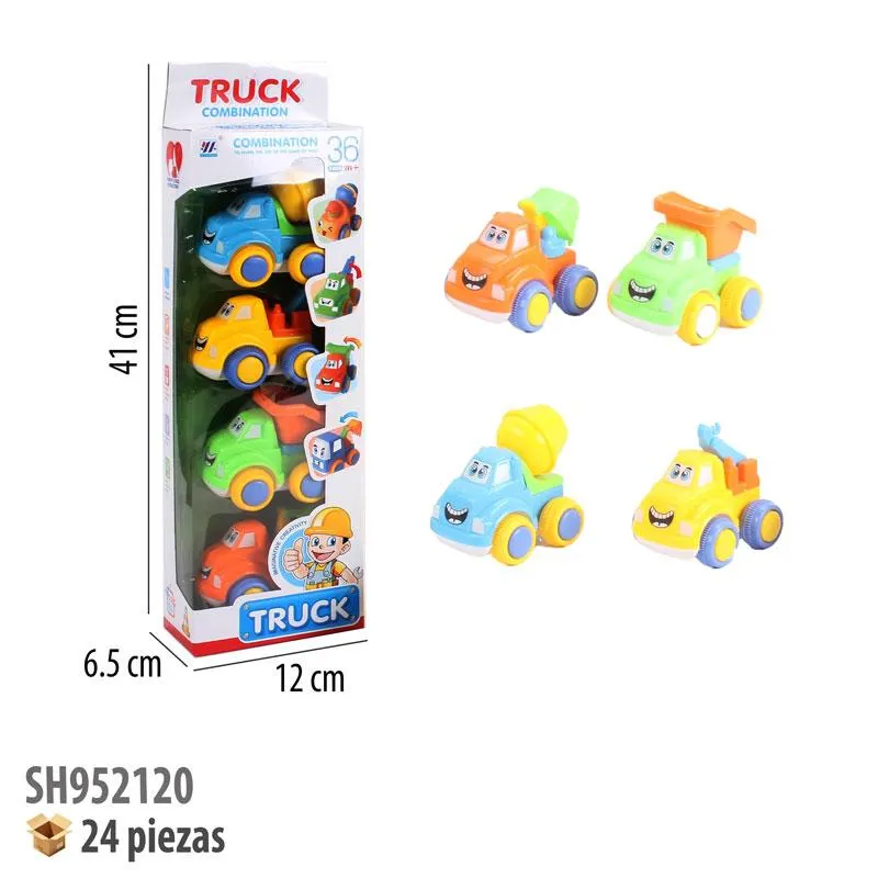 CARROS FRICCION 4 PIEZAS