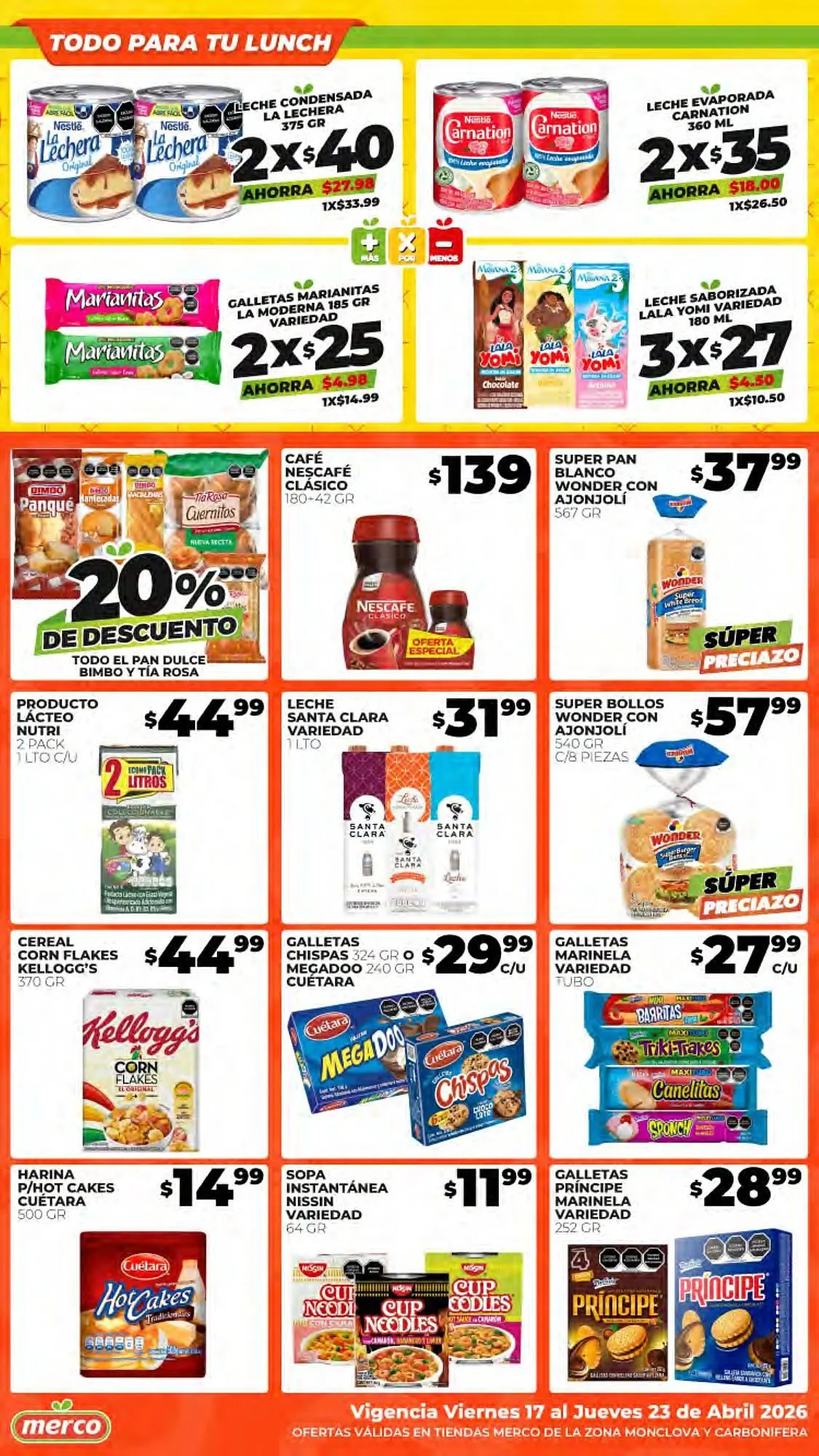 Catálogo de Folleto Merco 17 de abril al 23 de abril 2026 - Pagina 8