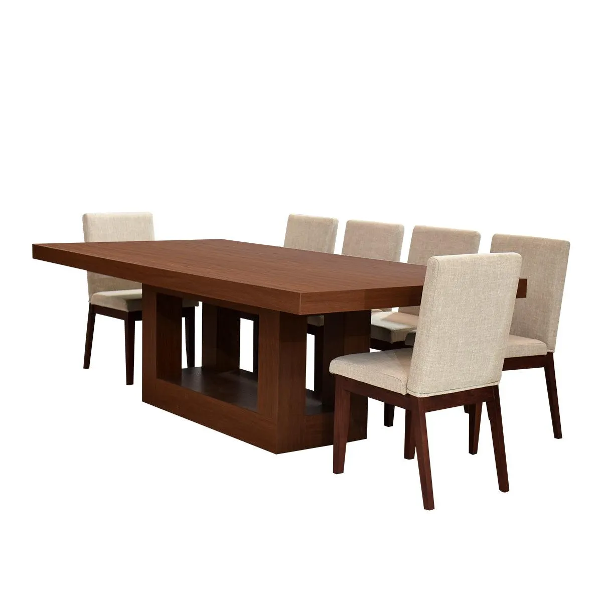 Comedor Armenia-Tzalam 10 Sillas Beige