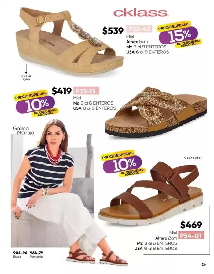 Catálogo de Catálogo Cklass Calzado Novedades de Verano 2025 México 28 de marzo al 27 de abril 2025 - Pagina 27