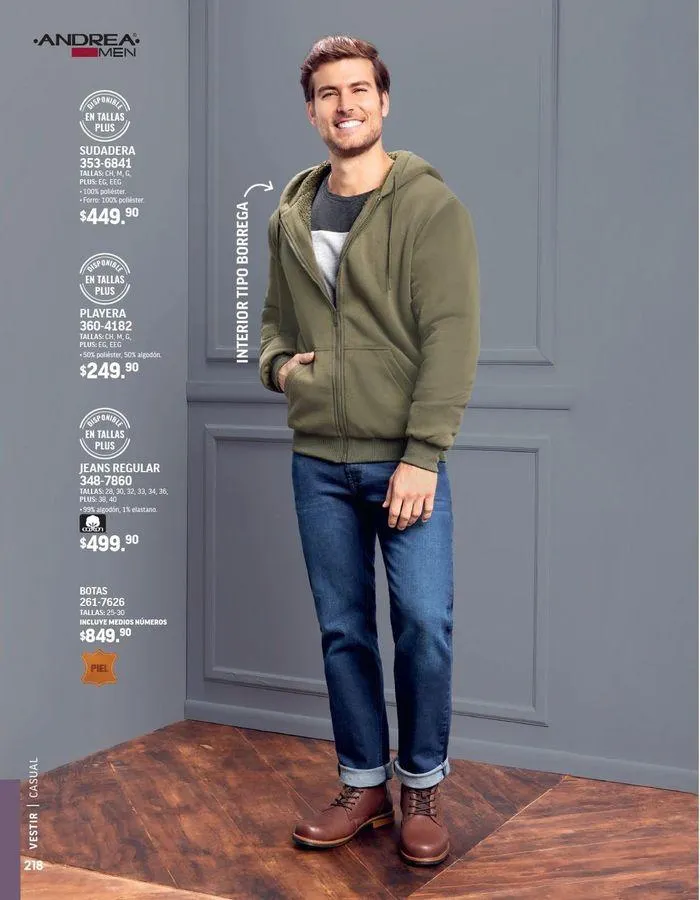 Catálogo de ANDREA - VESTIR CABALLERO 26 de agosto al 25 de enero 2025 - Pagina 31