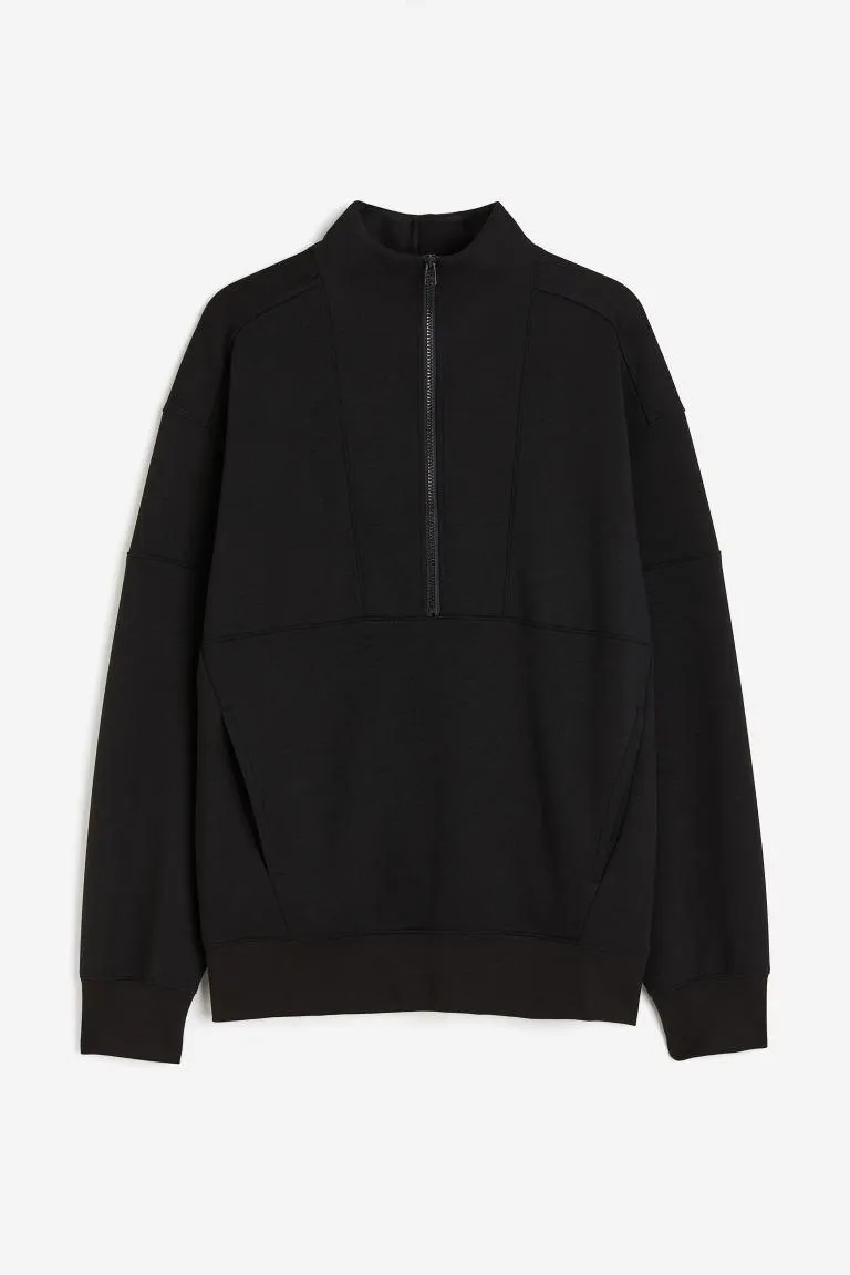 Sudadera en DryMove™ con zíper superior