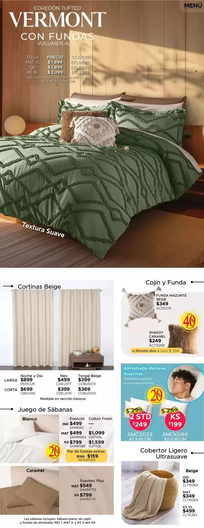 Catálogo de Ofertas Colchas Concord 4 de marzo al 31 de marzo 2025 - Pagina 11