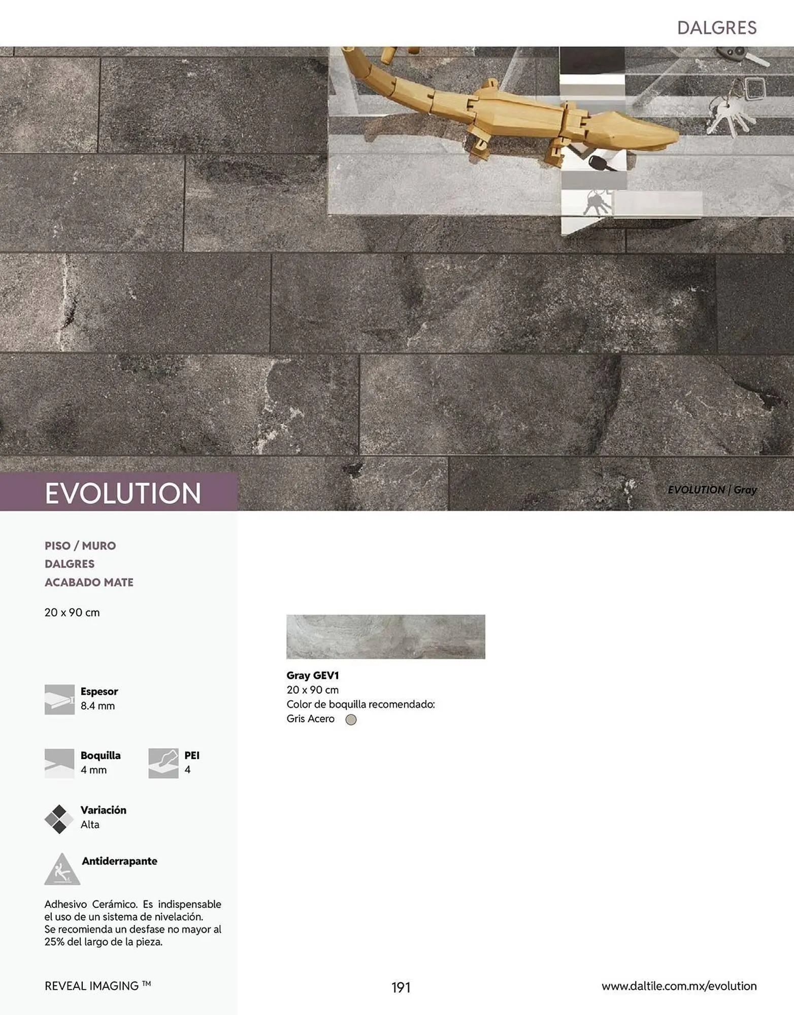 Catálogo de Catálogo Daltile 13 de enero al 31 de diciembre 2026 - Pagina 191