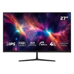 Monitor Gamer Balam Rush Nebula MNG27Y LED 27", 1920x1080 Full HD, FreeSync, 100Hz, HDMI/DisplayPort, Negro