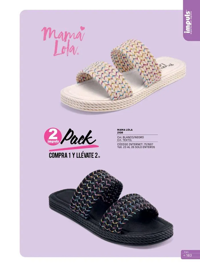 Catálogo de IMPULS Dama Verano-Otoño 5 de julio al 15 de noviembre 2024 - Pagina 185