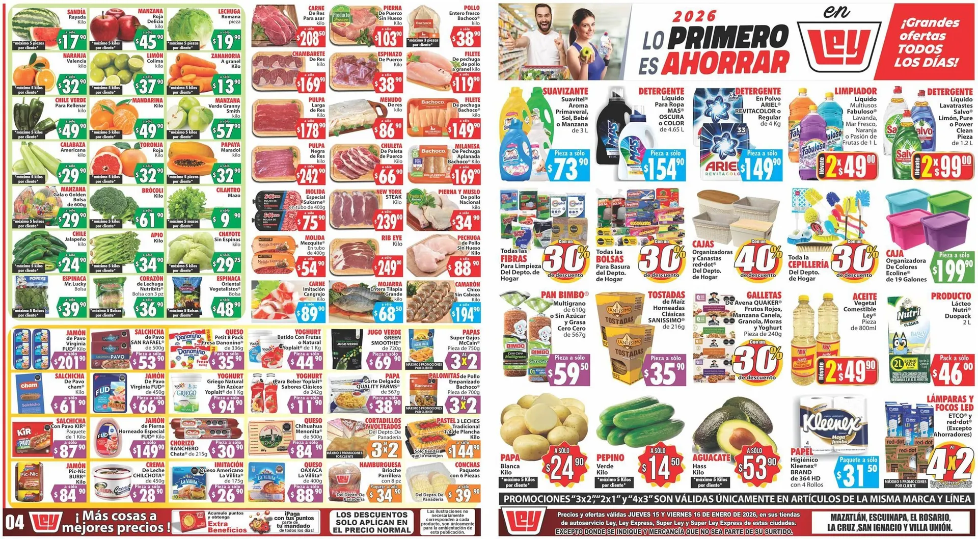 Catálogo de Folleto Casa Ley 15 de enero al 16 de enero 2026 - Pagina 1