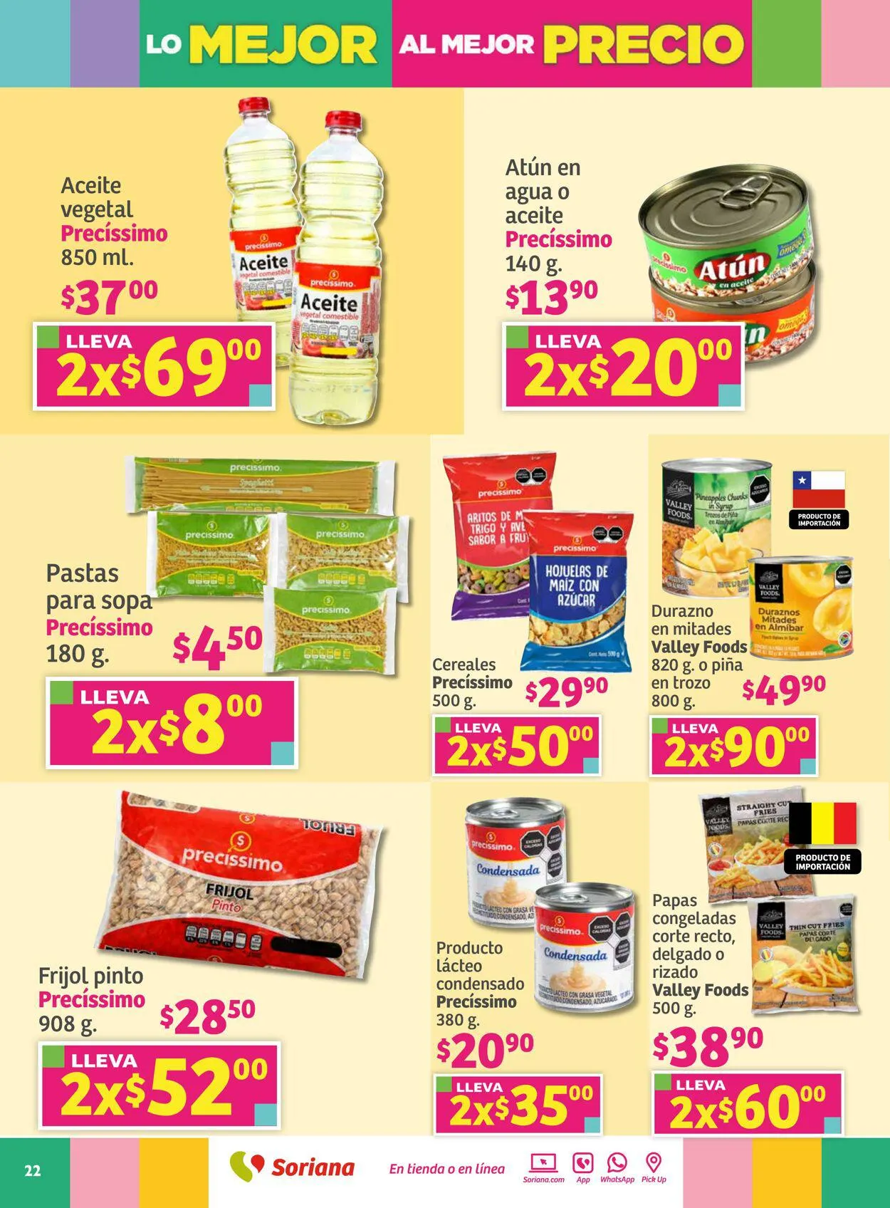 Catálogo de Soriana - Folleto Julio Regalado Mercado Nacional Oferta actual 13 de julio al 20 de julio 2023 - Pagina 22