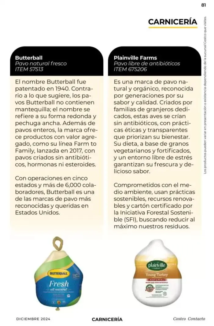 Catálogo de Costco Contacto 10 de diciembre al 31 de diciembre 2024 - Pagina 126