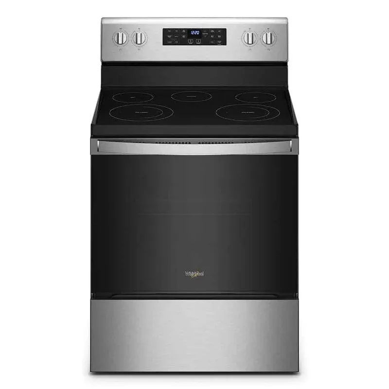 Estufa Eléctrica De Piso 30" con 5 quemadores Air Fry Gris