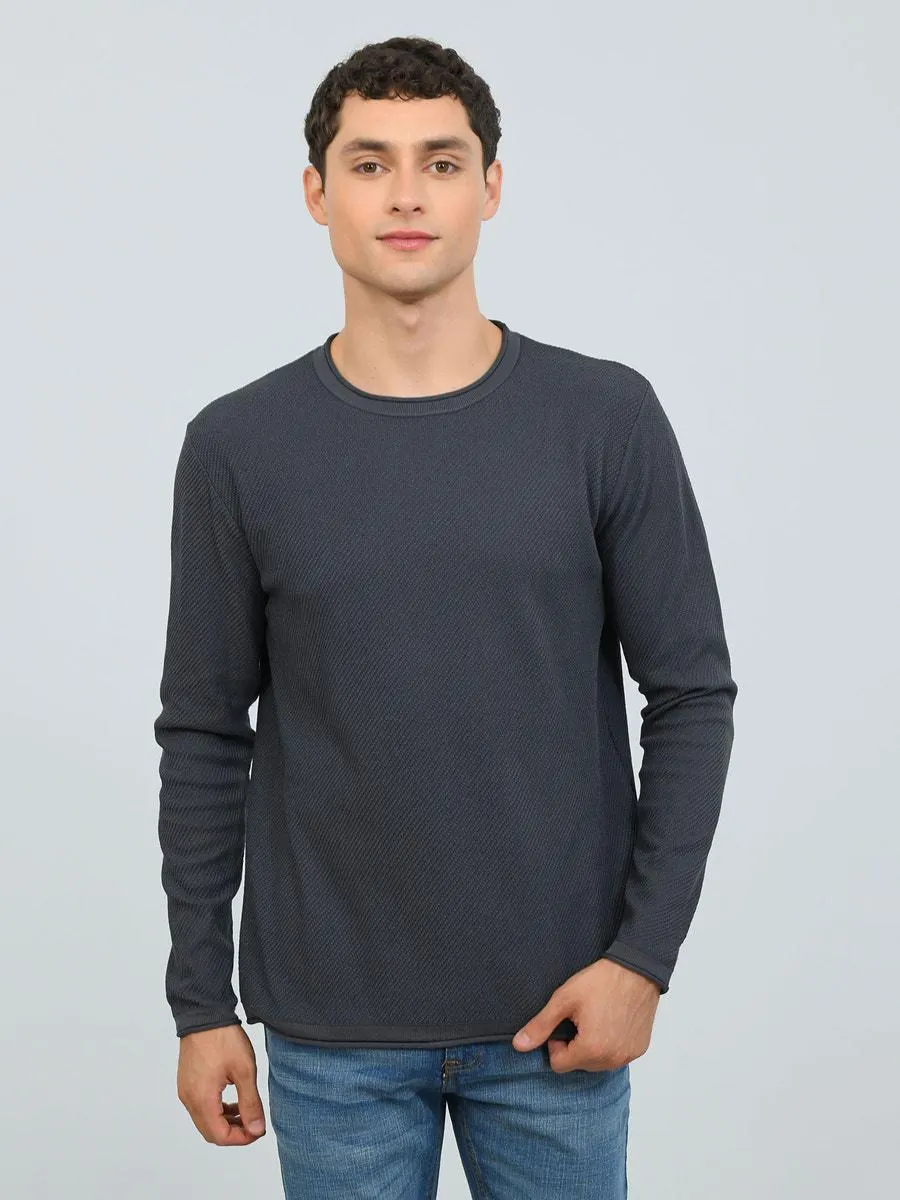 Suéter Tejido con Relieve