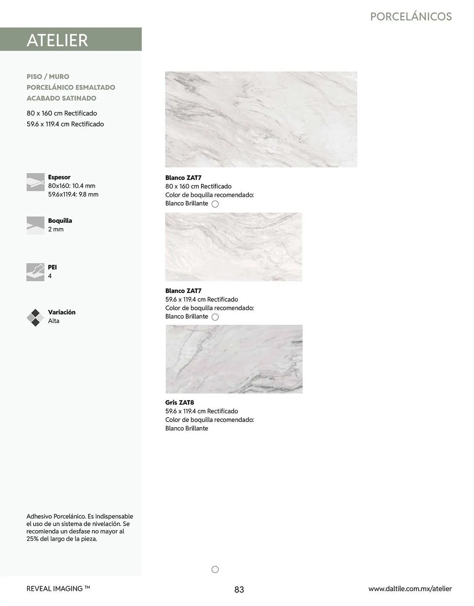 Catálogo de Catálogo Daltile 13 de enero al 31 de diciembre 2026 - Pagina 83