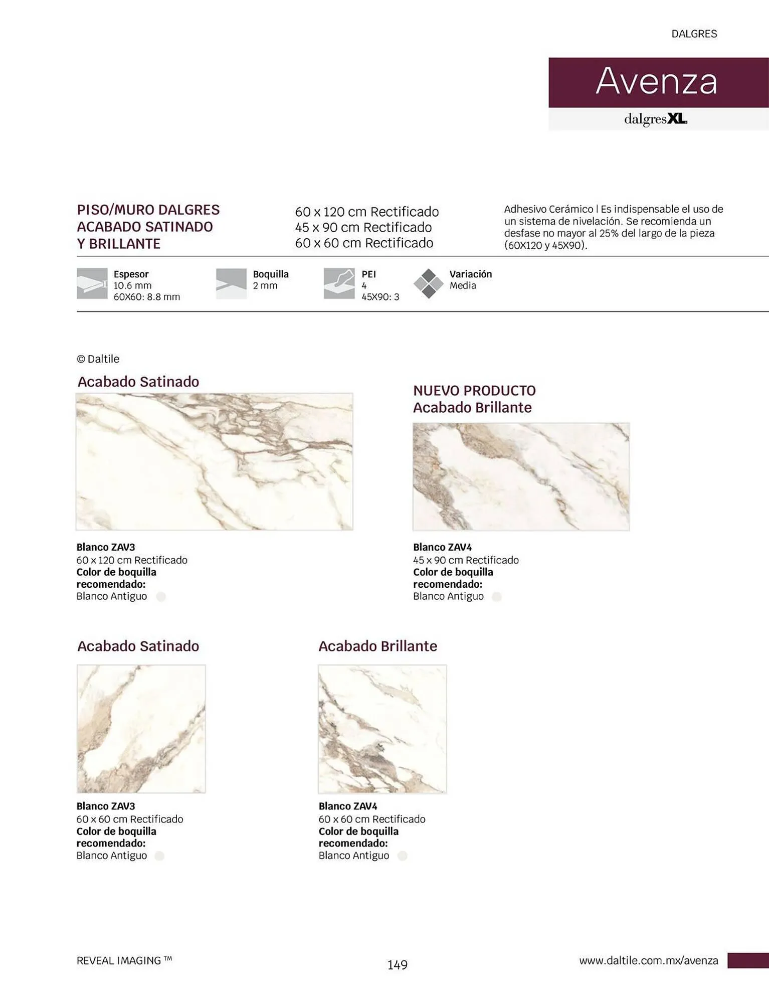 Catálogo de Catálogo Daltile 1 de enero al 31 de diciembre 2024 - Pagina 149
