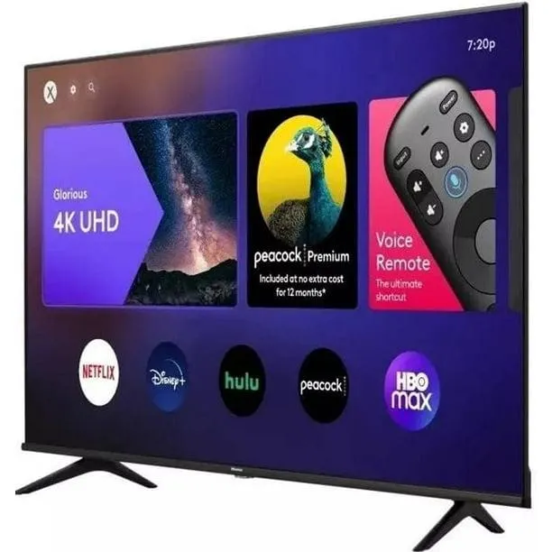 Televisión Hisense Led 43 Smart TV A6GX Serie 4k Ultra HD Modelo 43A6GX3