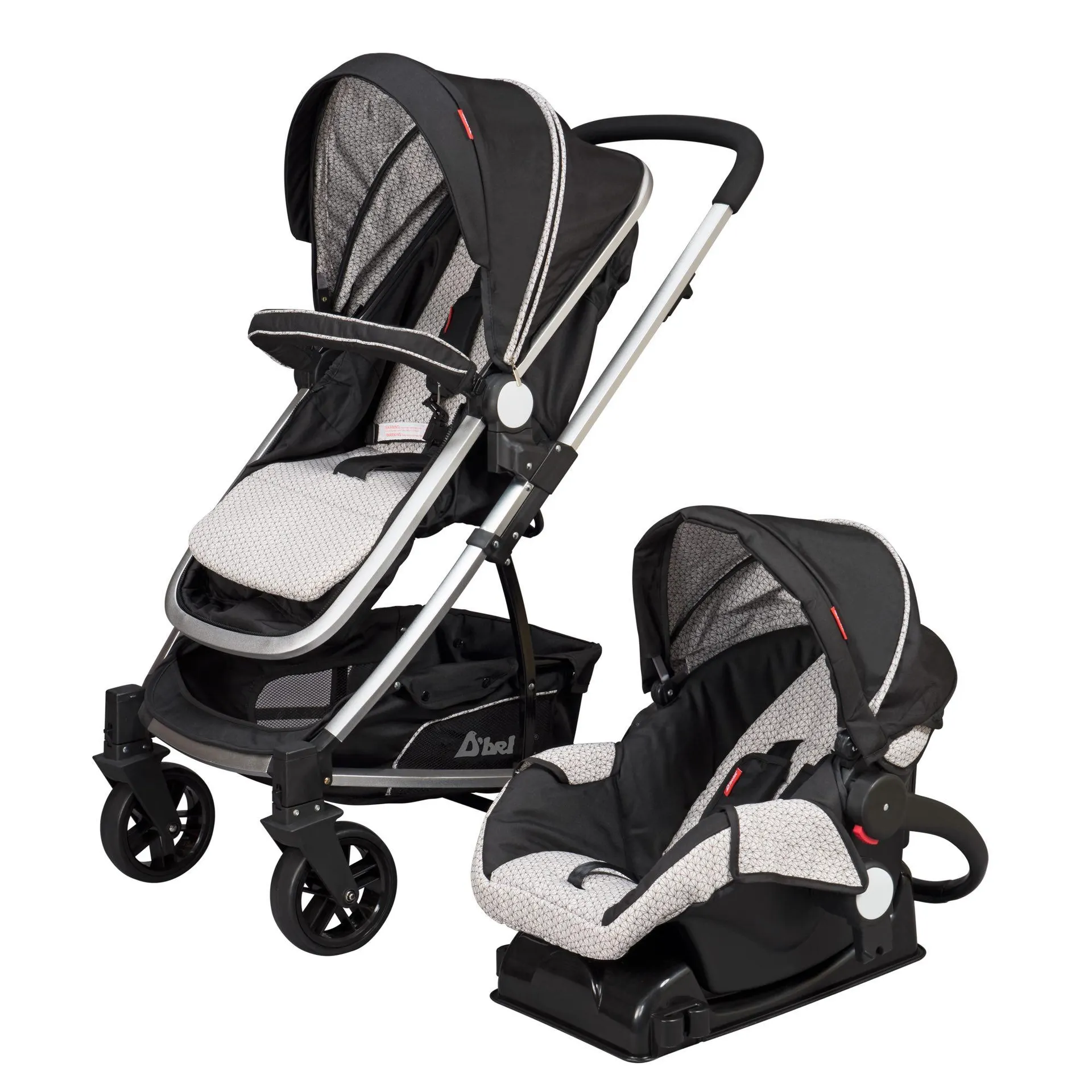 Carriola D´bebé Travel System Crown Negra