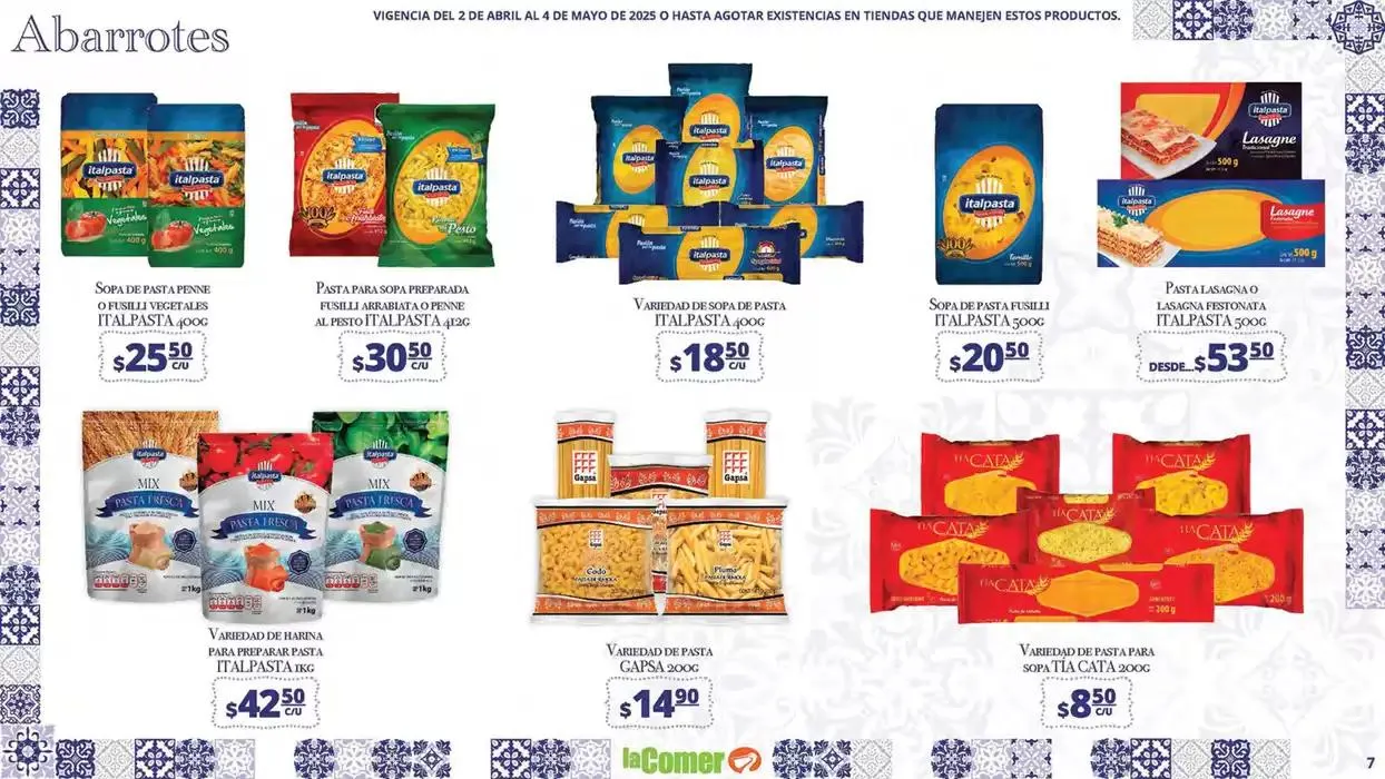 Catálogo de La Comer Puebla Rincones de México 2 de abril al 4 de mayo 2025 - Pagina 7