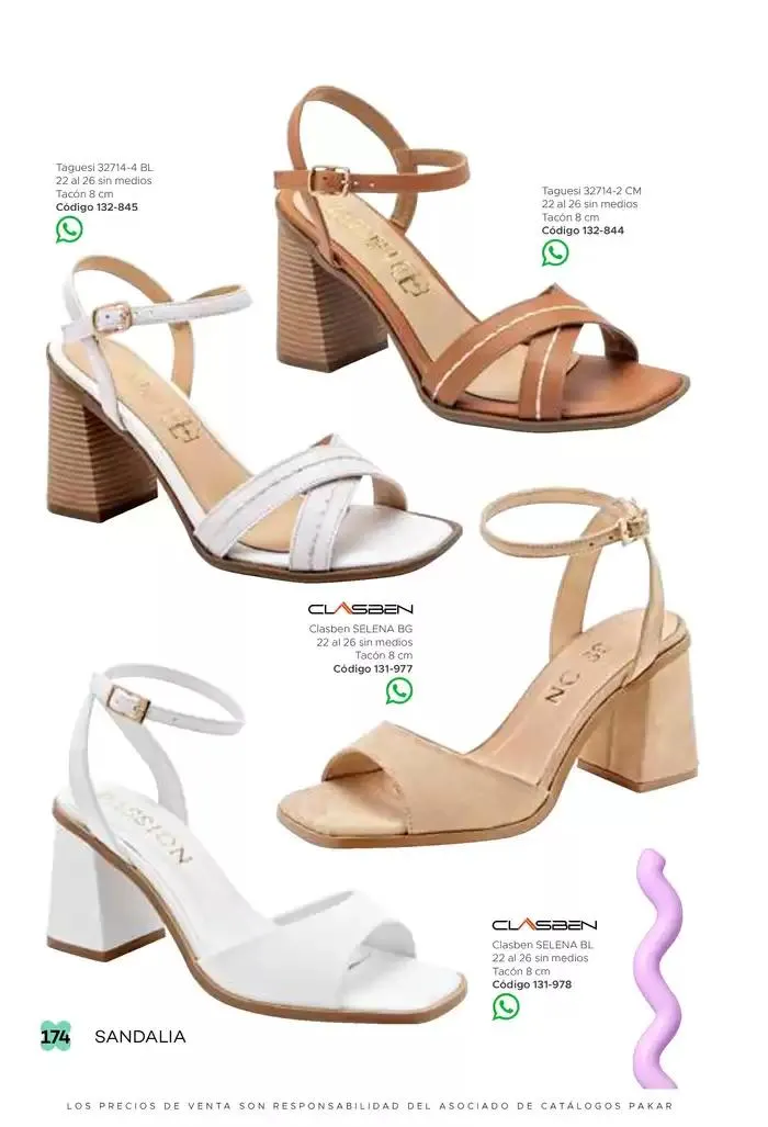 Catálogo de Pakar Sandalia 31 de enero al 31 de mayo 2025 - Pagina 174