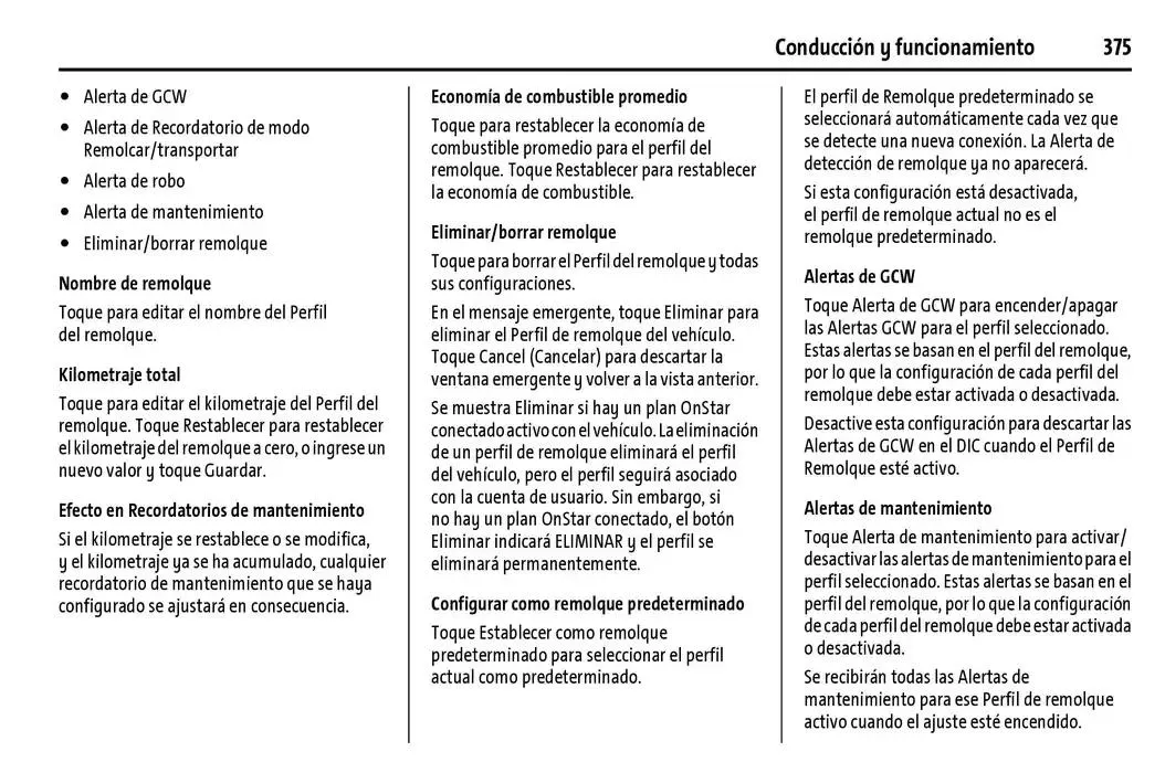 Catálogo de Cheyenne 2025 Manual del propietario 22 de enero al 31 de diciembre 2025 - Pagina 376
