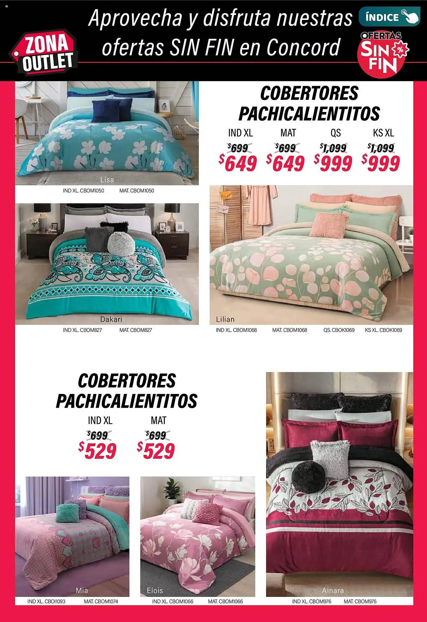 Catálogo de Catálogo Colchas Concord 1 de noviembre al 1 de febrero 2026 - Pagina 271