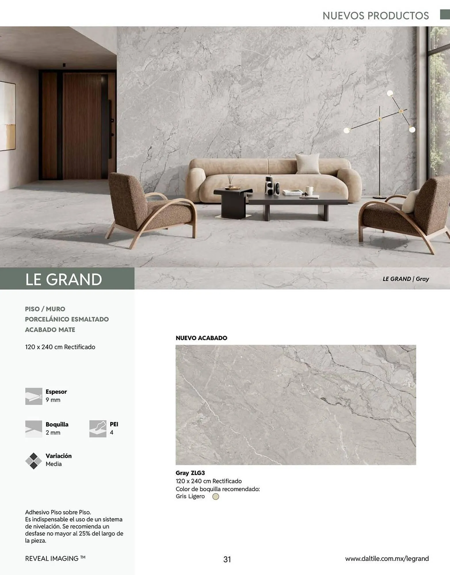 Catálogo de Catálogo Daltile 13 de enero al 31 de diciembre 2026 - Pagina 31
