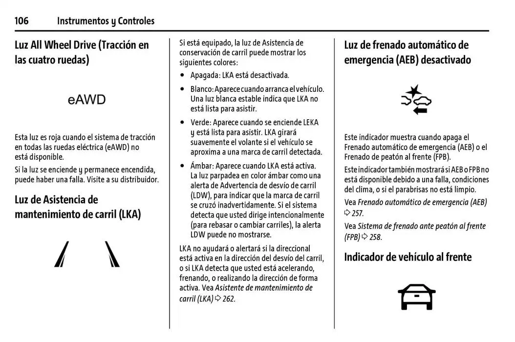 Catálogo de Chevrolet Corvette Stingray Manual del propietario 22 de enero al 31 de diciembre 2025 - Pagina 107