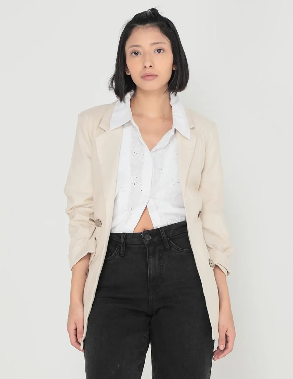 Saco casual Coffee Bean para mujer