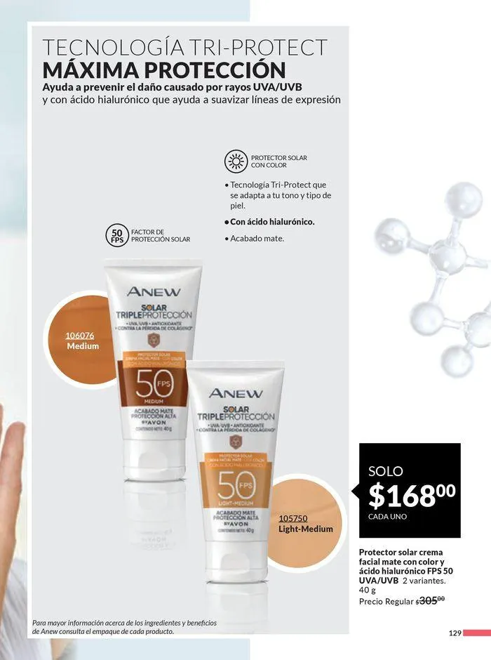 Catálogo de Avon COSMÉTICOS C09 17 de abril al 22 de mayo 2024 - Pagina 129